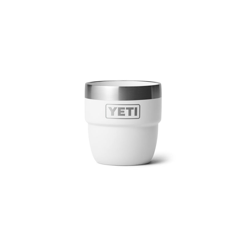 YETI Rambler Stackable Cups 4oz White | 54 Dean Street Fly Shop